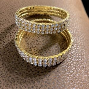 2 New 3 road crystal bracelet